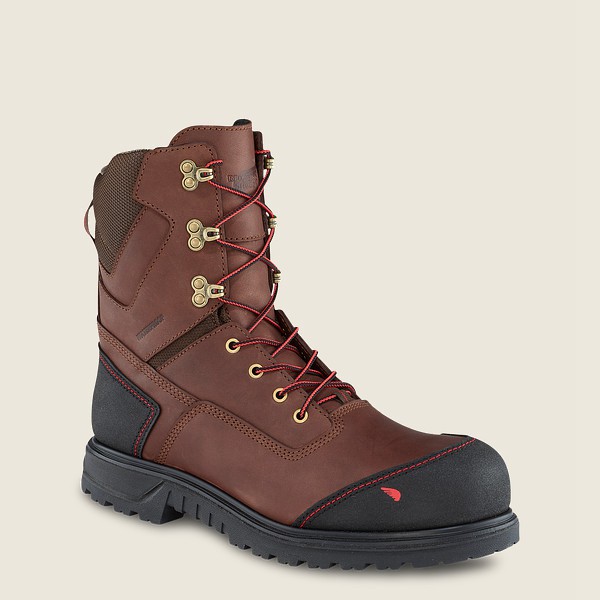 Red Wing Safety Boots Brnr Xp - 8-Inch Insulated Waterproof Toe - Brune/Svart - Herre 3024-XAJHT